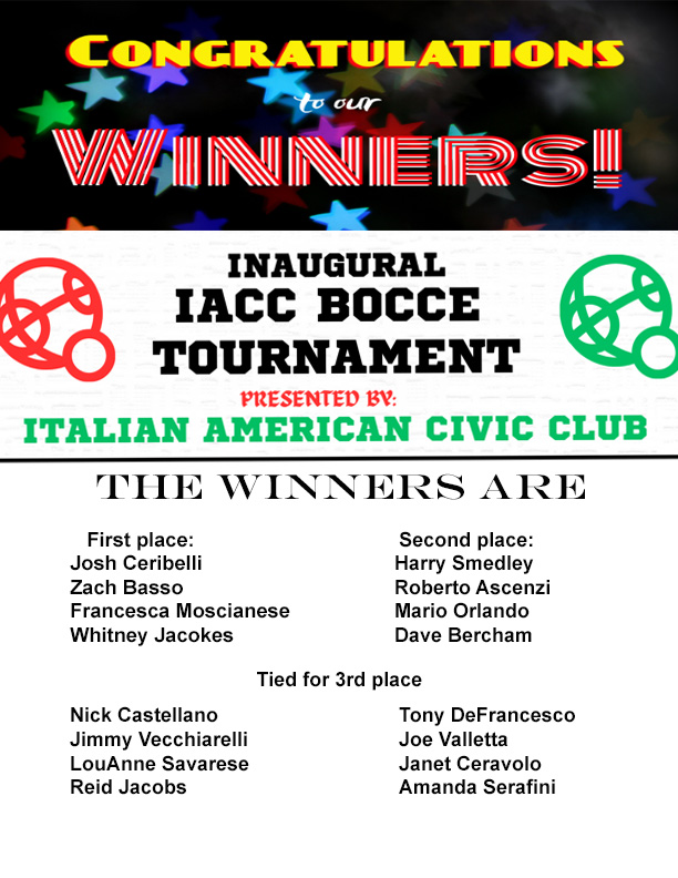 IACCMD Bocce Winners